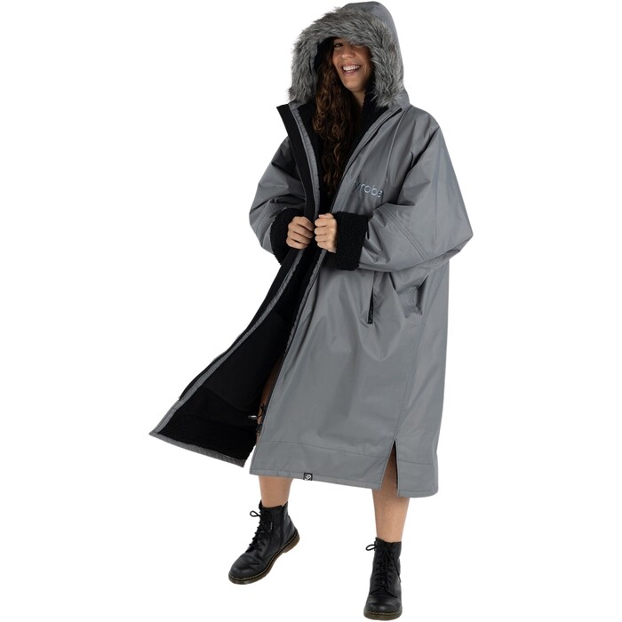 2024 Dryrobe Adulto Advance Cambiador De Manga Larga Robe LS-DA-CHAR-BLK - Charcoal